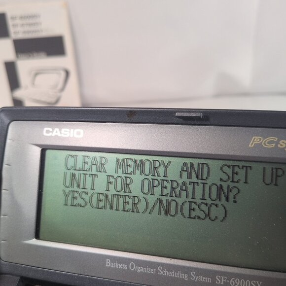 Casio SF-6900SY BOSS Business Organizer Scheduling System + Guide PDA Computer - Picture 15 of 16
